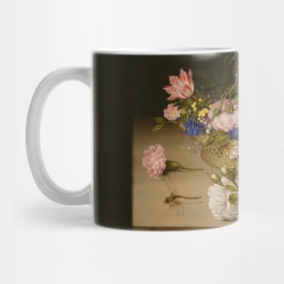 Flower Still Life by Ambrosius Bosschaert the Elder Mug